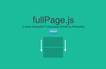FullPage.js site