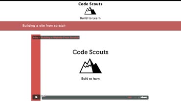 Code Scouts site