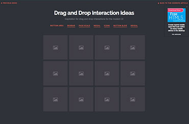 Drag and Drop interaction design site