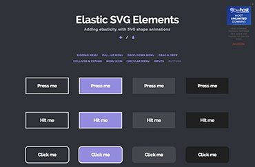Elastic SVG site