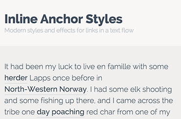 Inline Anchor Styles site