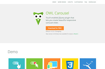 Owl Carousel site