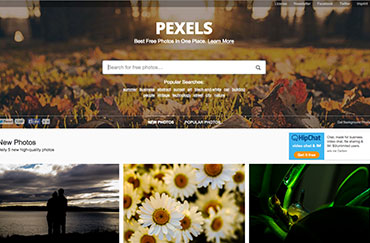 Pexels site