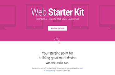 Web Starter Kit site